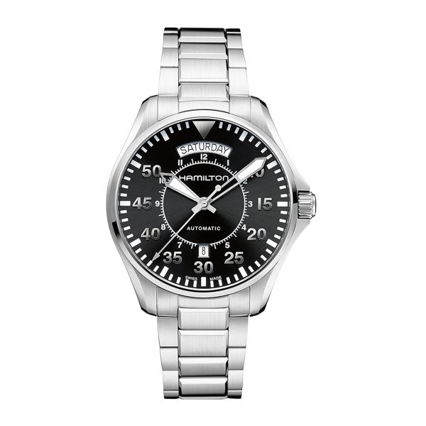 Hamilton Khaki Aviation Pilot Day Date Auto Watch H64615135