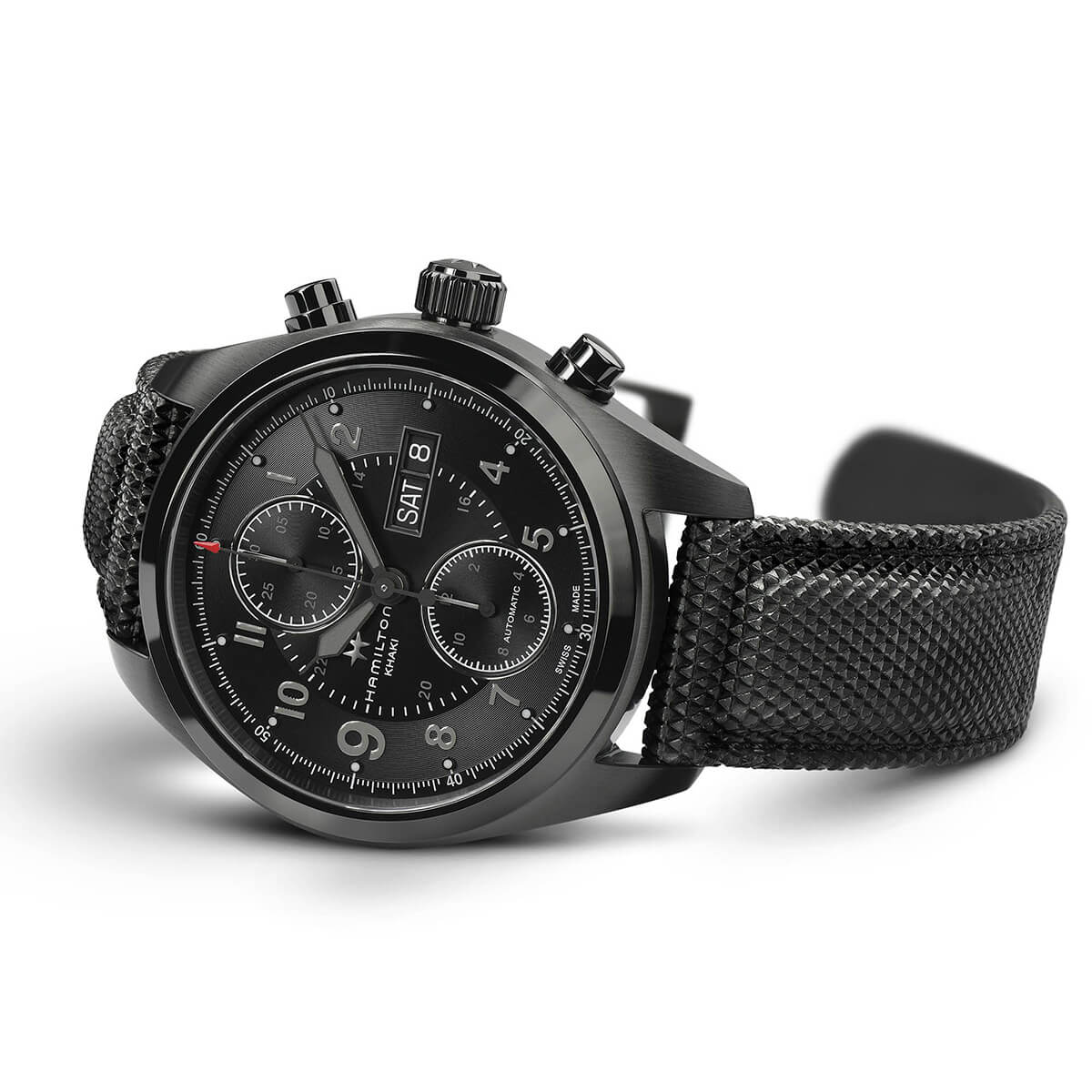 Hamilton Khaki Field Auto Chrono Watch H71626735 3