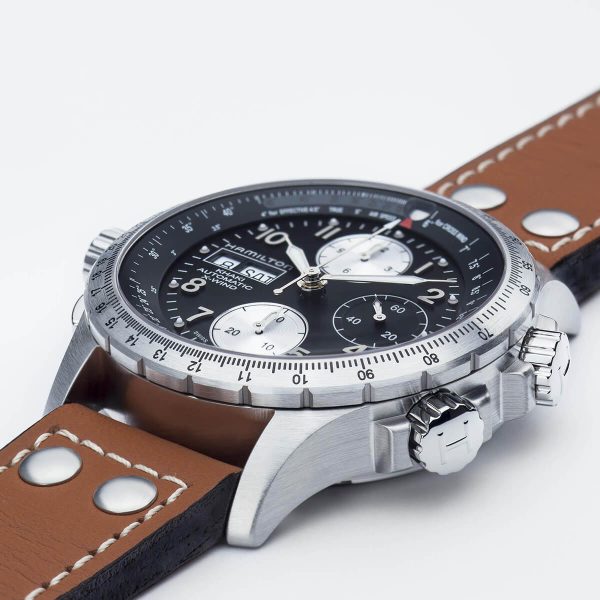 Hamilton Khaki Aviation X-Wind Auto Chrono Watch H77616533 4