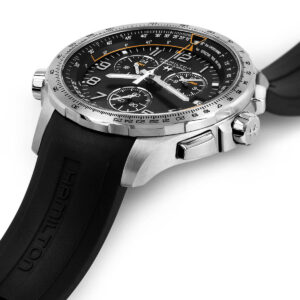 Hamilton Khaki Aviation X-Wind GMT Chrono Quartz Watch H77912335 3