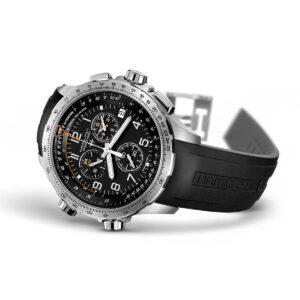 Hamilton Khaki Aviation X-Wind GMT Chrono Quartz Watch H77912335 2