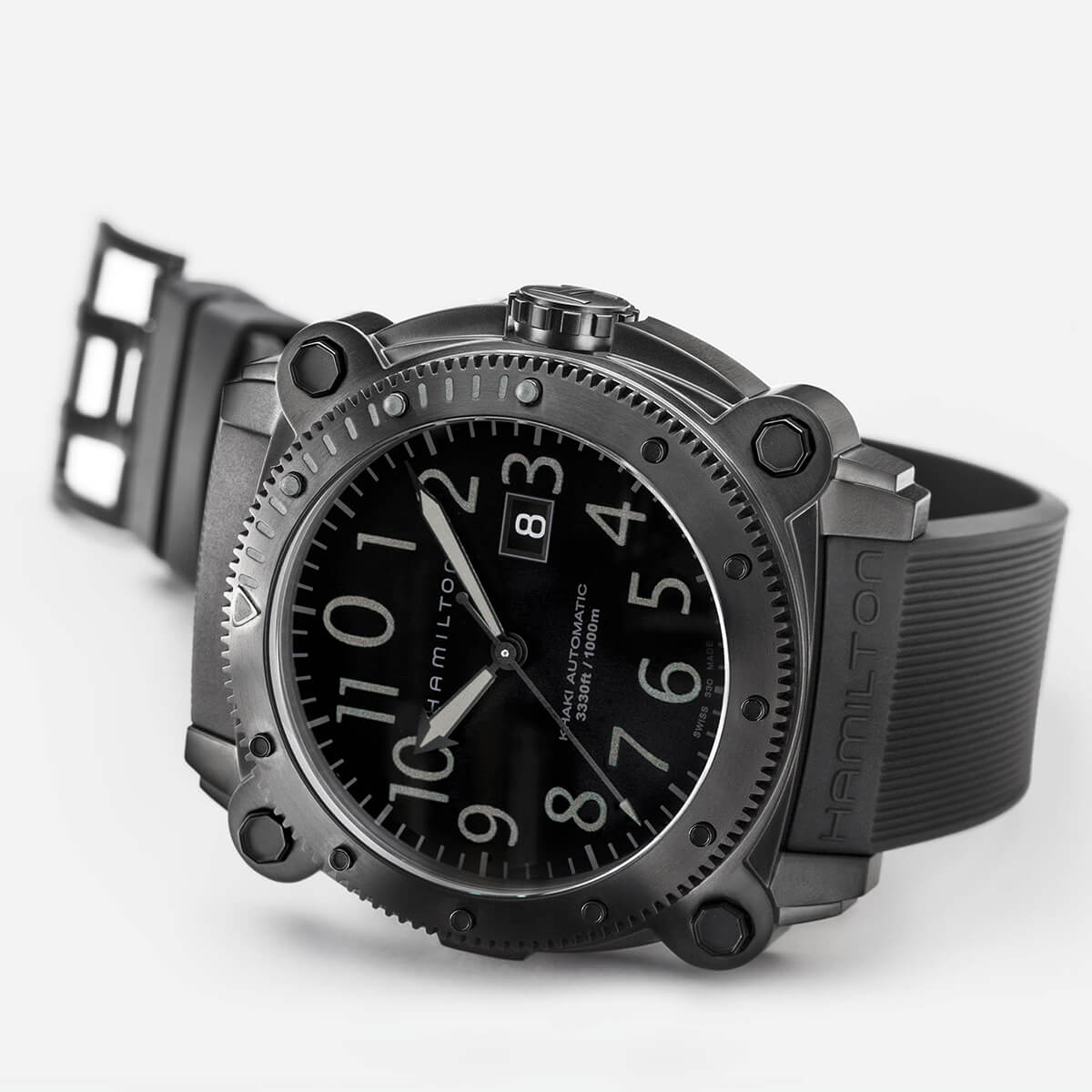 Hamilton Khaki Navy BeLOWZERO 1000m Auto Watch H78585333 3