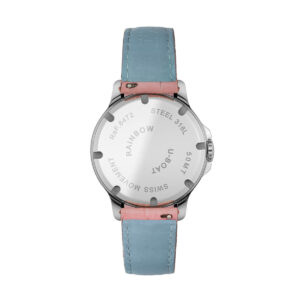 U-Boat Rainbow 38 Pink SS Watch 8472 2