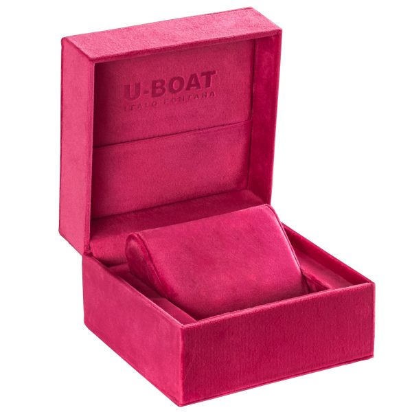U-Boat Rainbow 38 Pink SS Watch 8472 3