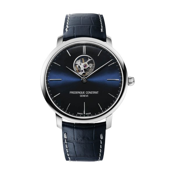 Frederique Constant Slimline Heart Beat Automatic Watch FC-312N4S6