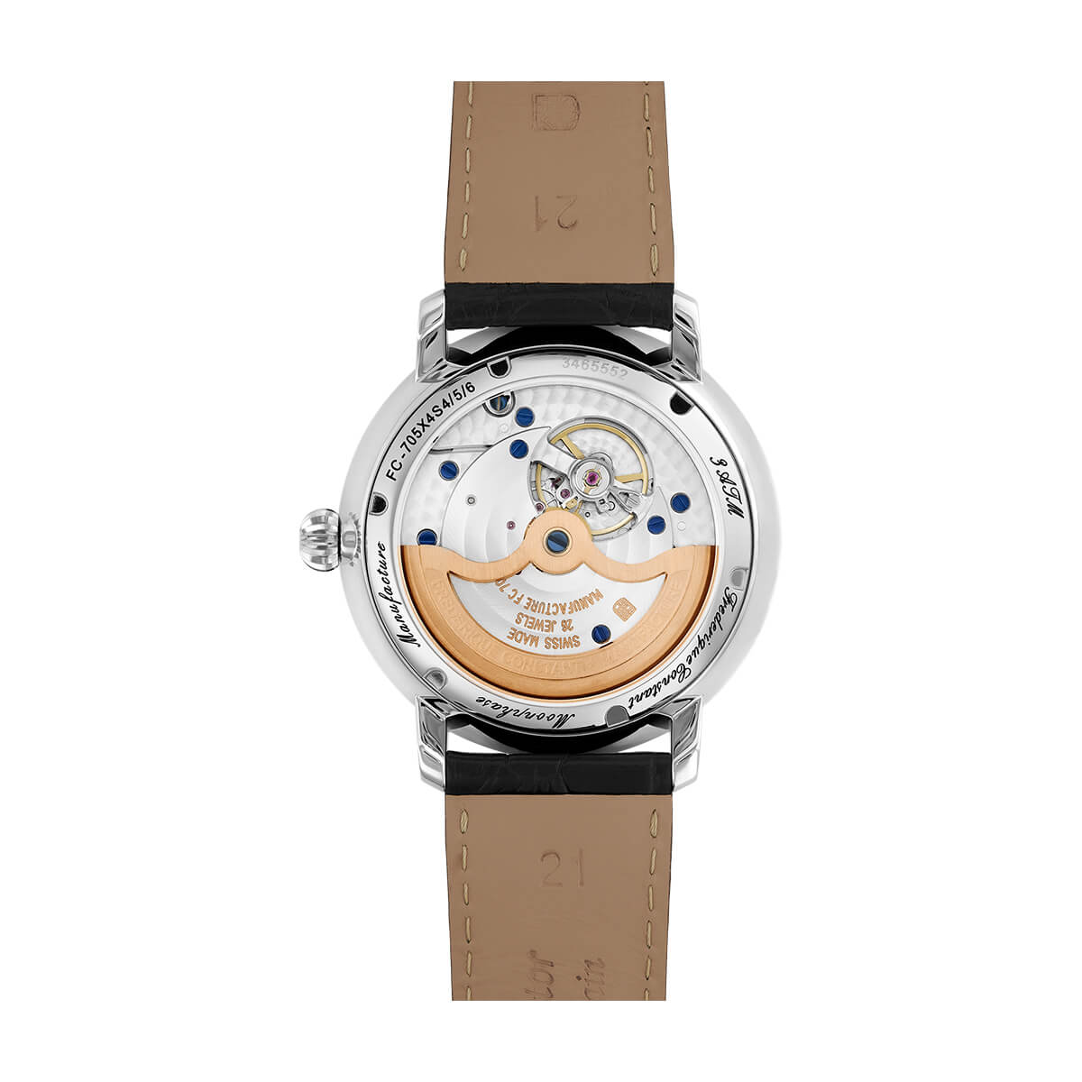 Frederique Constant Manufacture Slimline Moonphase Watch FC-705N4S6 2