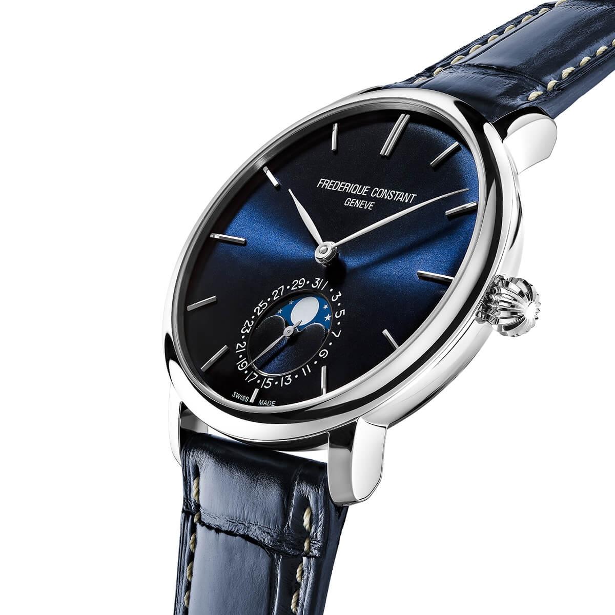 Frederique Constant Manufacture Slimline Moonphase Watch FC-705N4S6 3