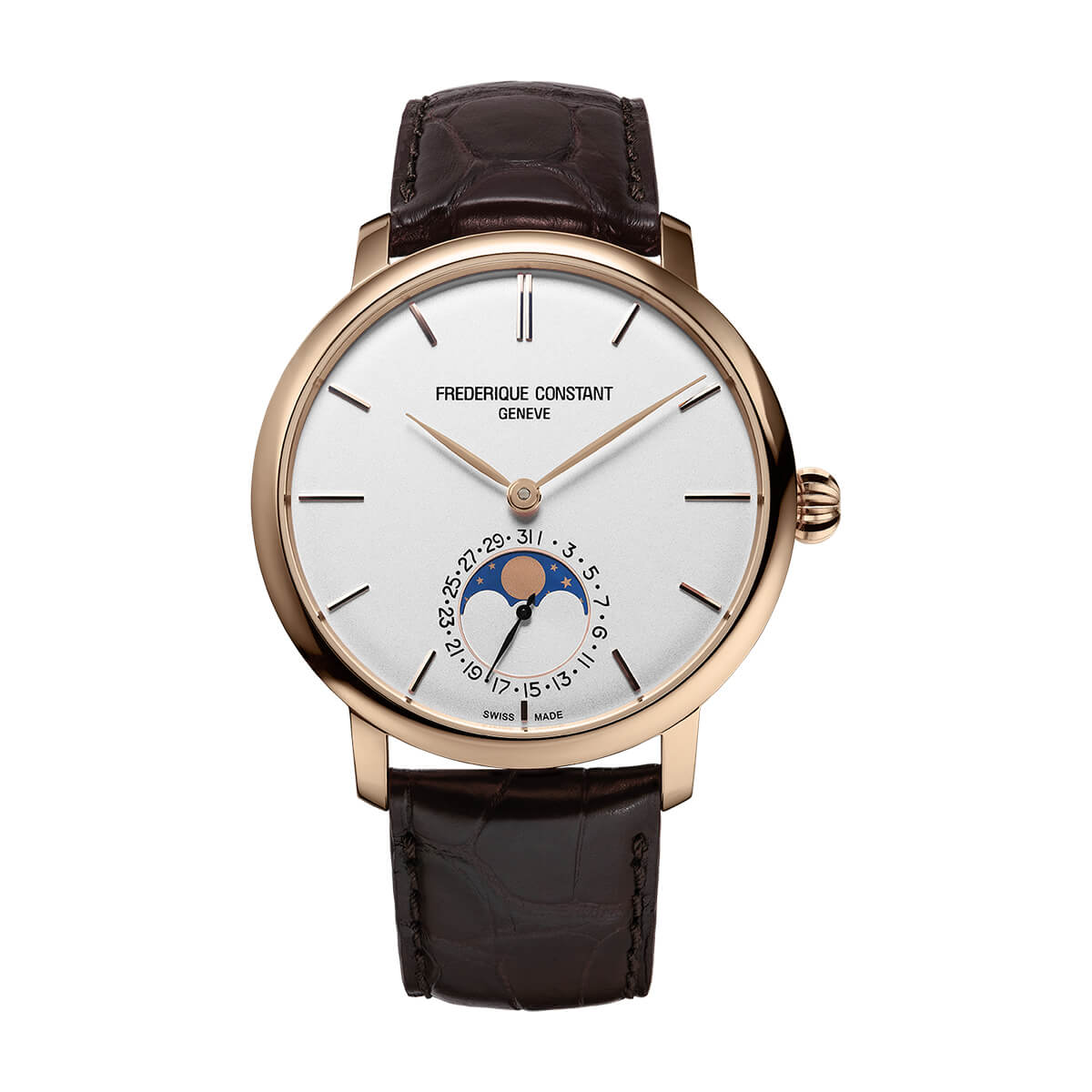 Frederique Constant Manufacture Slimline Moonphase Watch FC-705V4S4