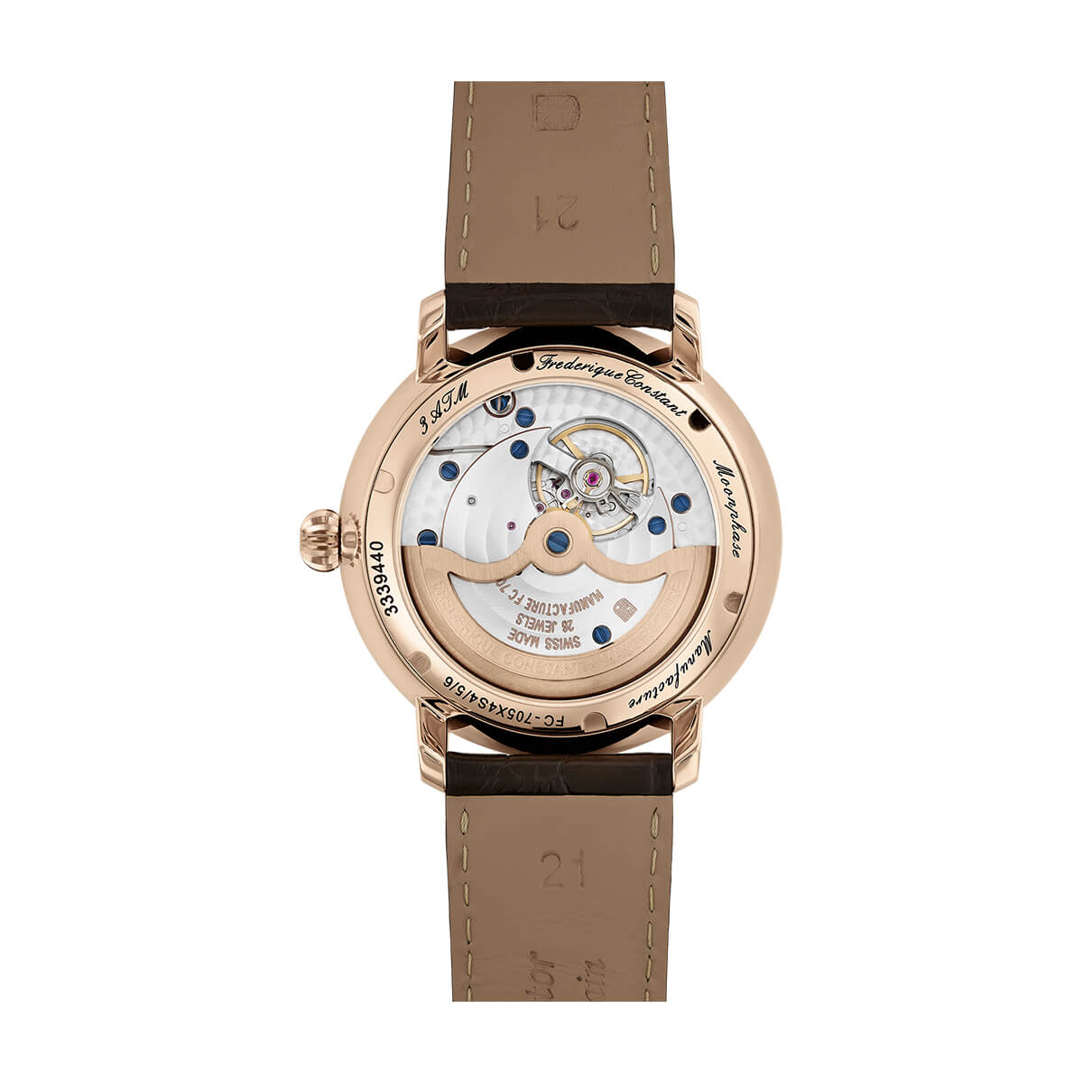 Frederique Constant Manufacture Slimline Moonphase Watch FC-705V4S4 2