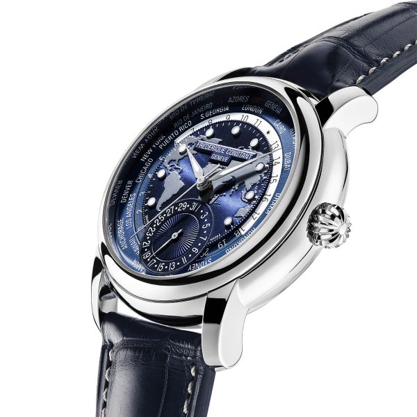 Frederique Constant Manufacture Classic Worldtimer Watch FC-718NWM4H6 2