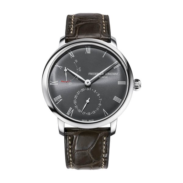 Frederique Constant Manufacture Slimline Power Reserve Watch FC-723GR3S6