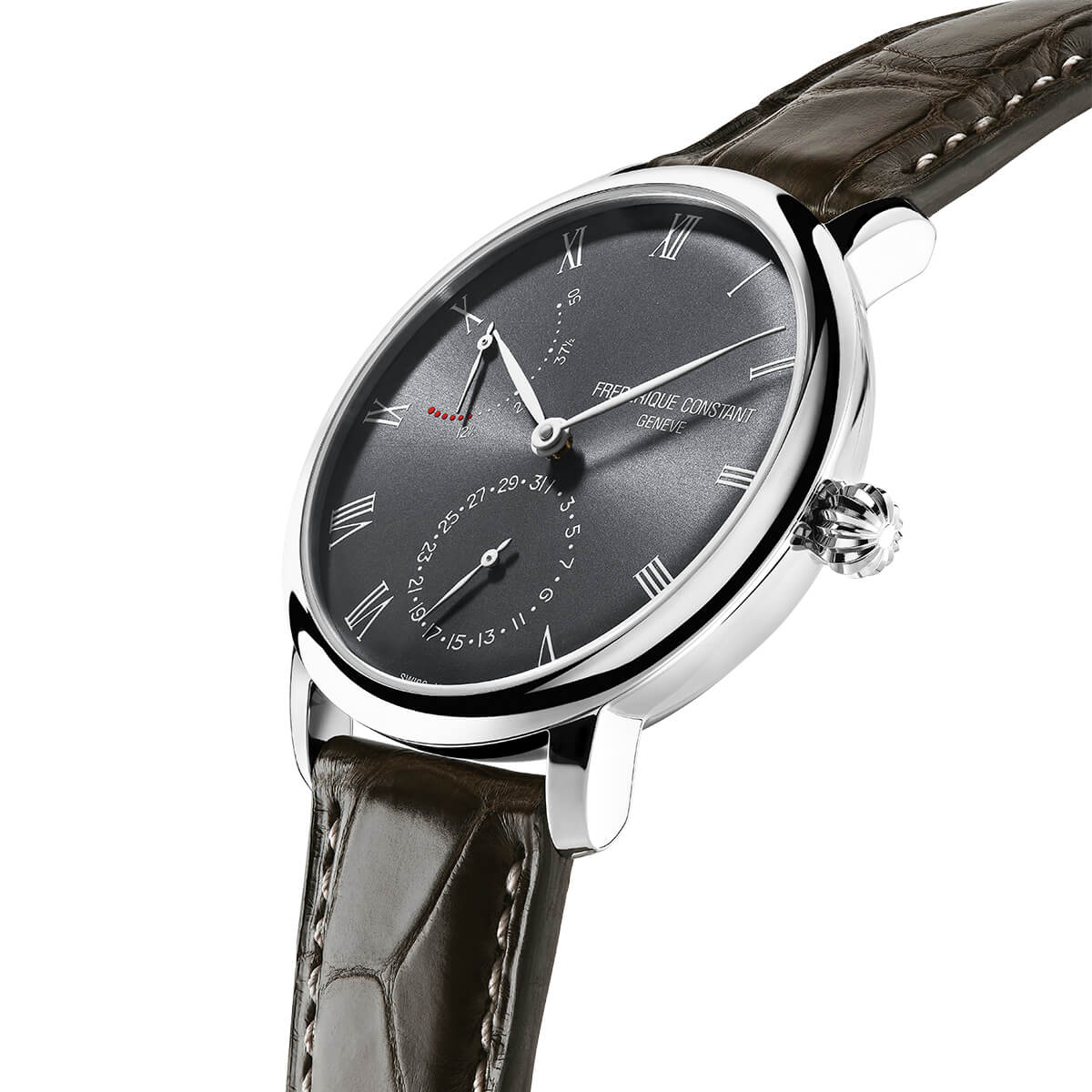 Frederique Constant Manufacture Slimline Power Reserve Watch FC-723GR3S6 3