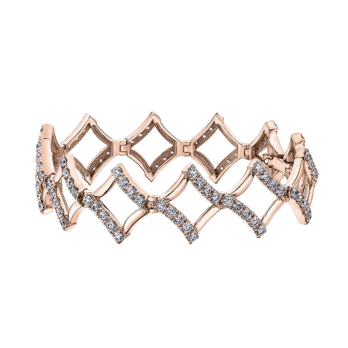 Diamond Tennis Bracelet in 10kt Rose Gold BBR853RG/500-10