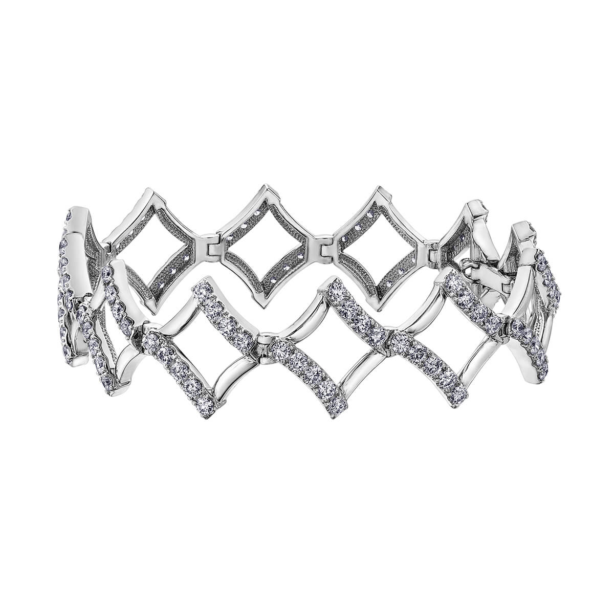 Diamond Tennis Bracelet in 10kt White Gold BBR853W/500-10