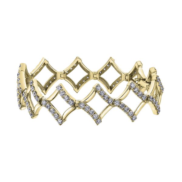Diamond Tennis Bracelet in 10kt Yellow Gold BBR853/500-10