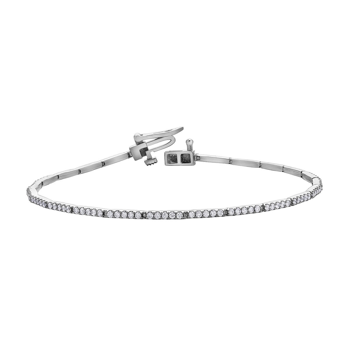 Diamond Tennis Bracelet in 10kt White Gold BBR916W/100-10