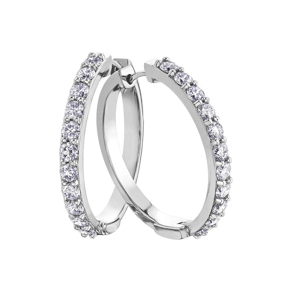 Diamond Earrings in 10kt White Gold EE2985W/200-10