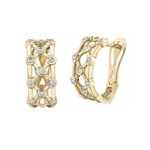 Diamond Earrings in 10kt Yellow Gold EE4152/50-10