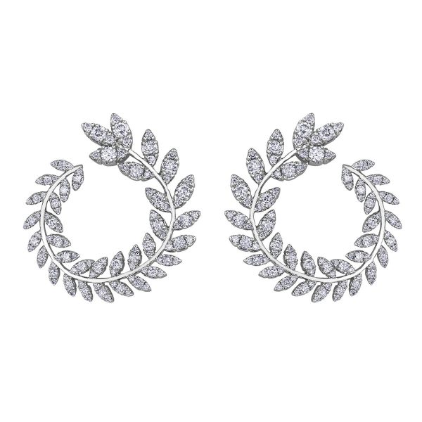 Diamond Earrings in 10kt White Gold EE4155W/200-10