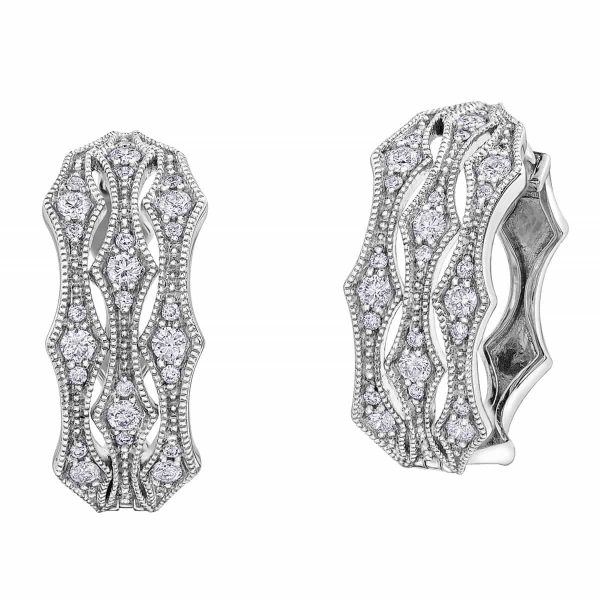 Diamond Earrings in 10kt White Gold EE4171WG/50-10