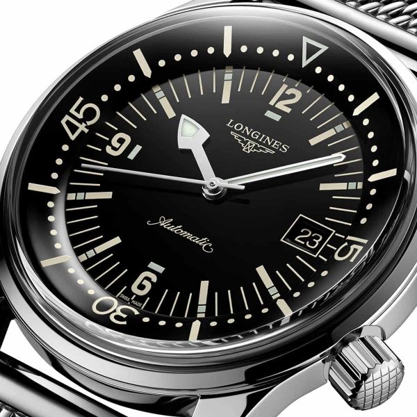 The Longines Legend Diver Watch L3.774.4.50.6 3