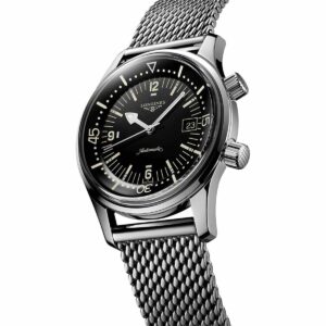 The Longines Legend Diver Watch L3.774.4.50.6 4