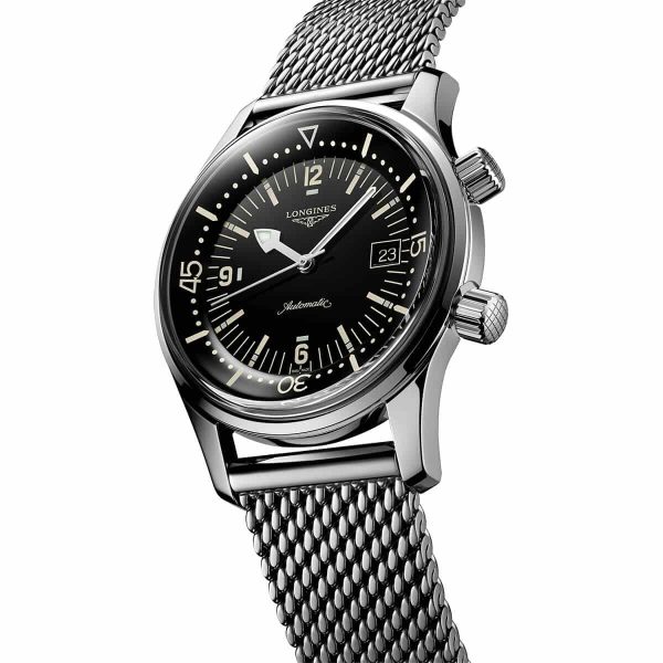 The Longines Legend Diver Watch L3.774.4.50.6 4