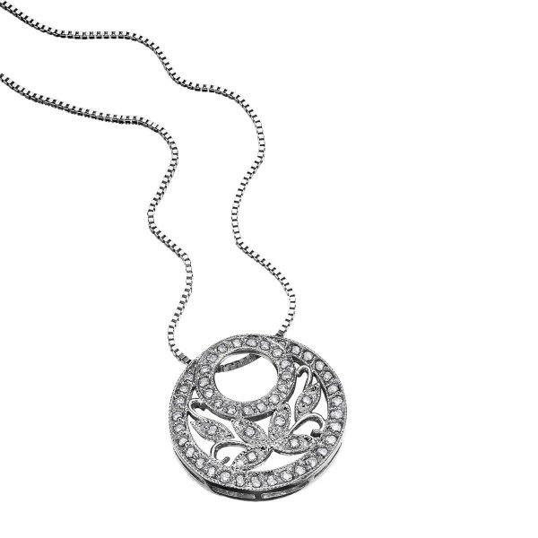 Diamond pendant in 10kt White Gold PP1758W/50C-10