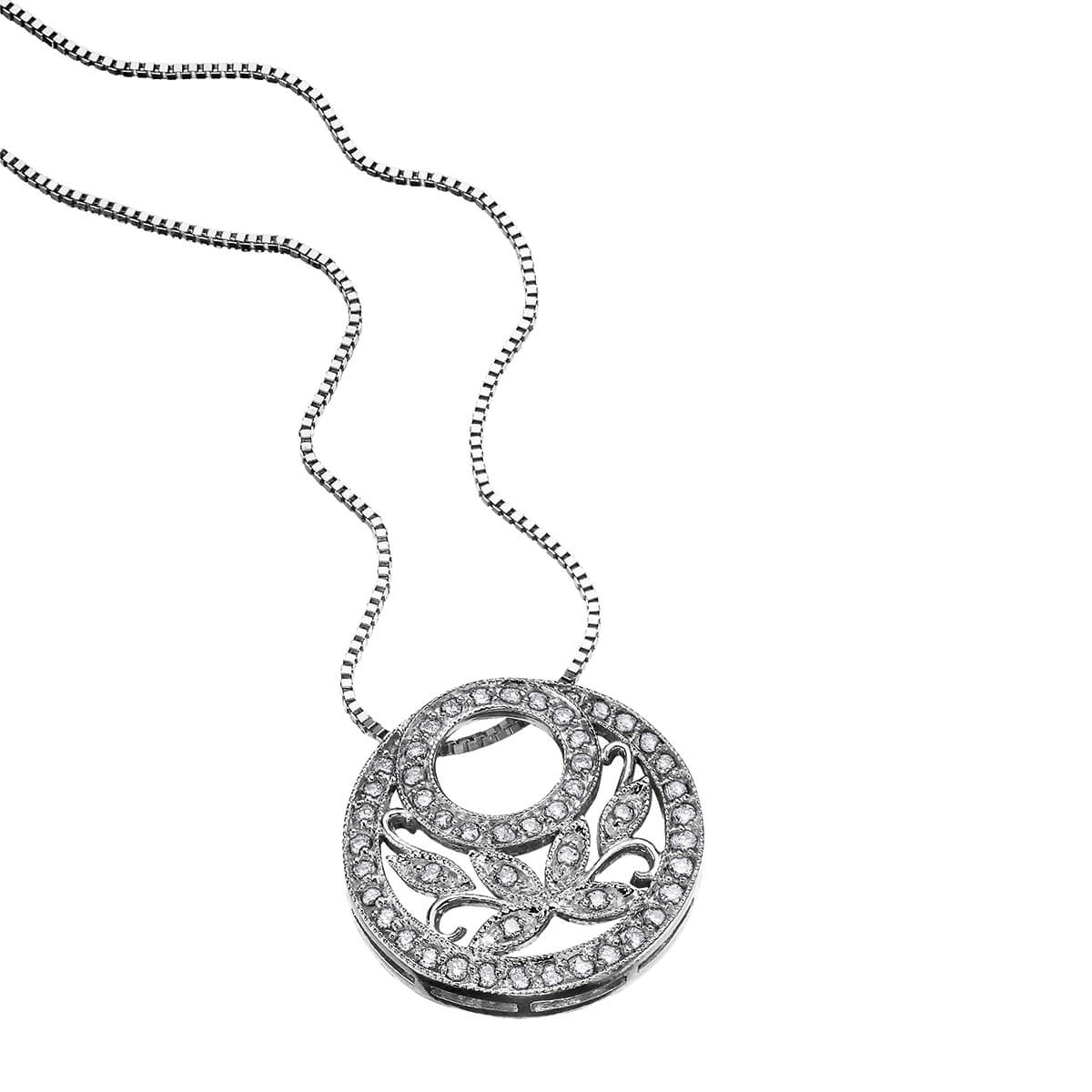 Diamond pendant in 10kt White Gold PP1758W/50C-10