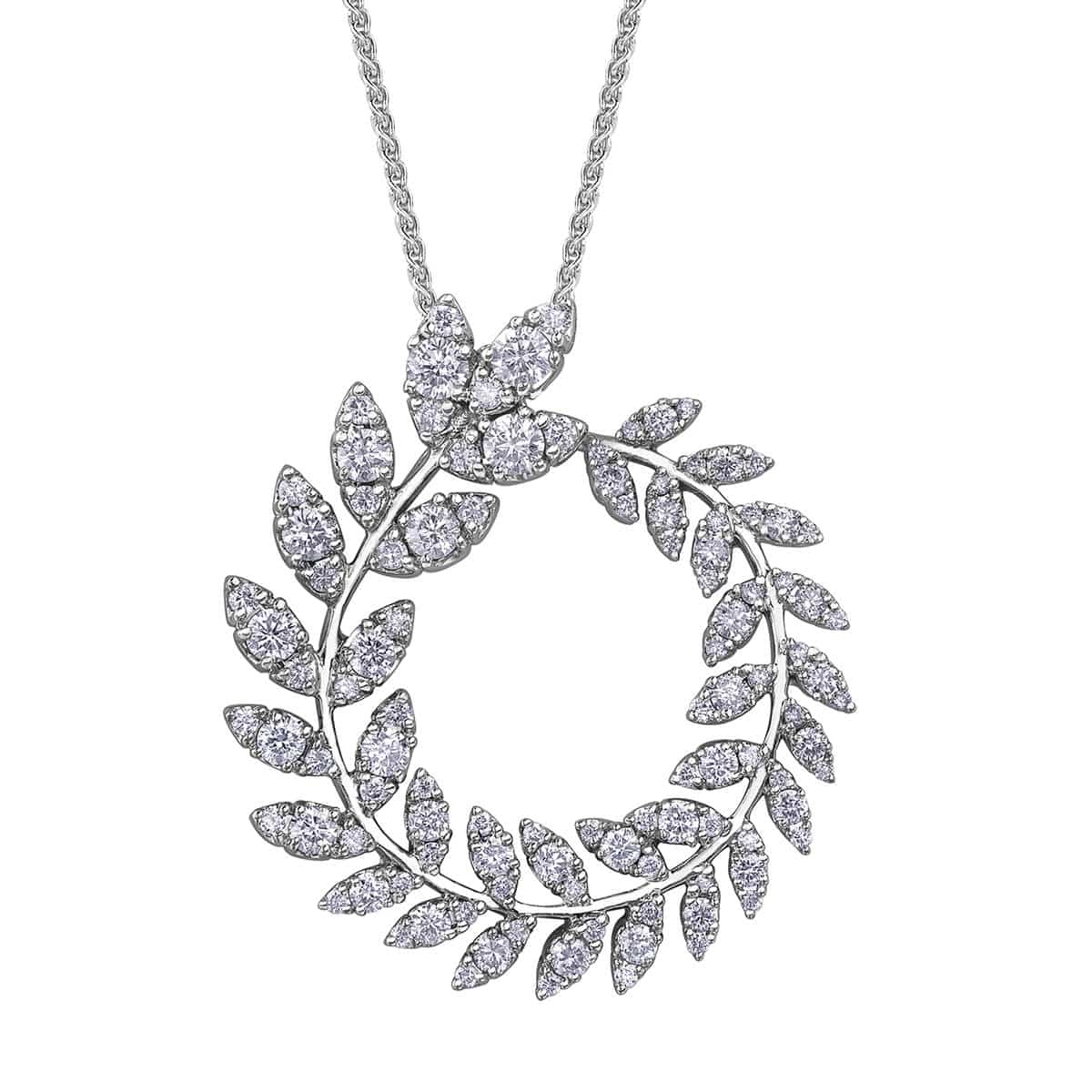 Diamond pendant in 10kt White Gold PP4155W/100C-10