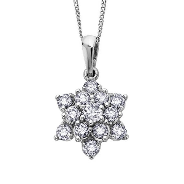 Diamond pendant in 10kt White Gold PP51F78LW/100C-10