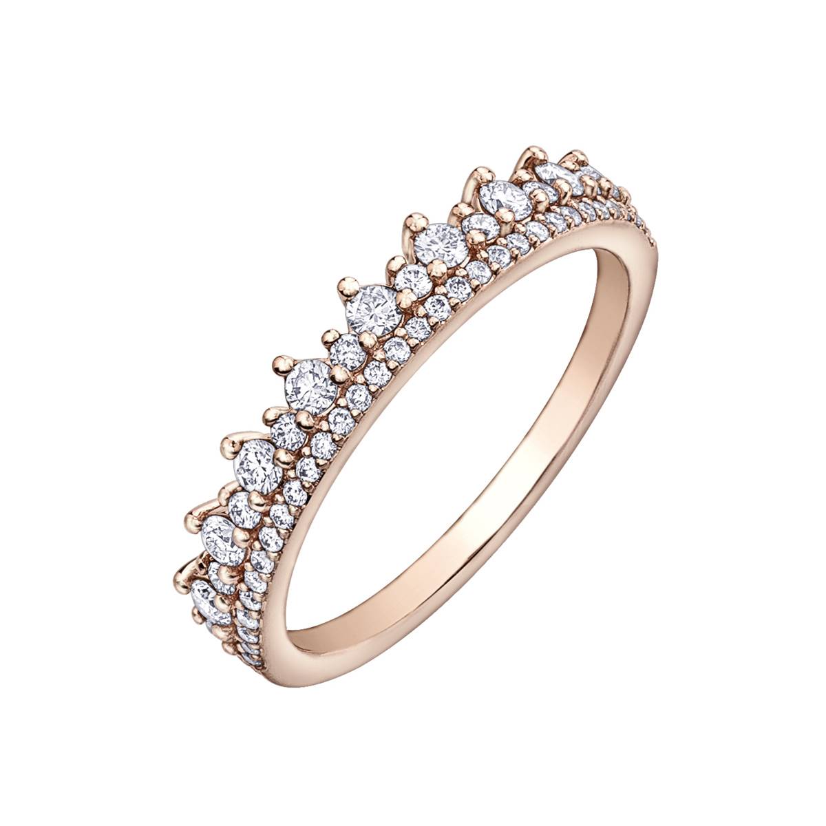 Diamond Ladies Ring in 10kt Rose Gold R50K89RG/50-10 2