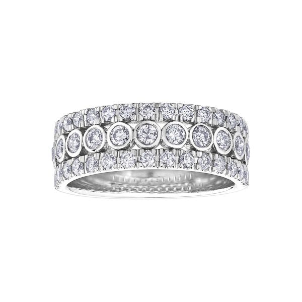 Diamond Ladies Ring in 10kt White Gold R50K93WG/100-10