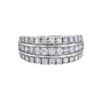 Diamond Ladies Ring in 10kt White Gold R50K94WG/100-10