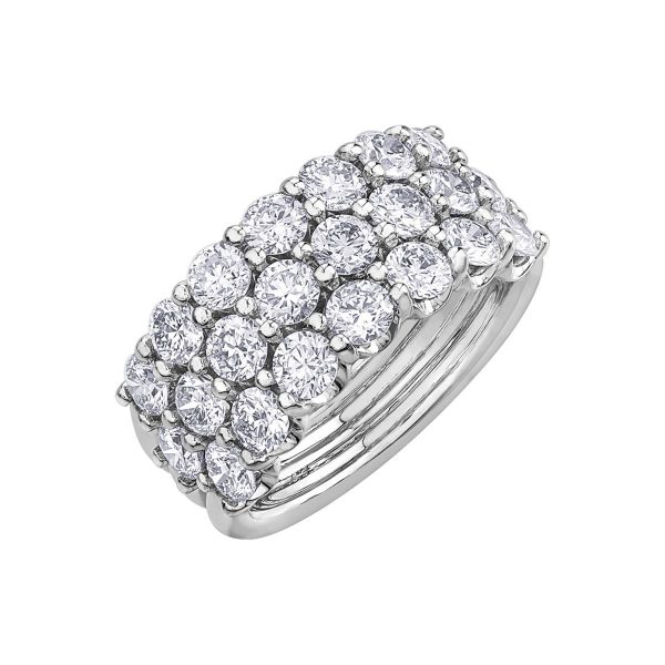 Diamond Ladies Ring in 10kt White Gold R50K96WG/300-10