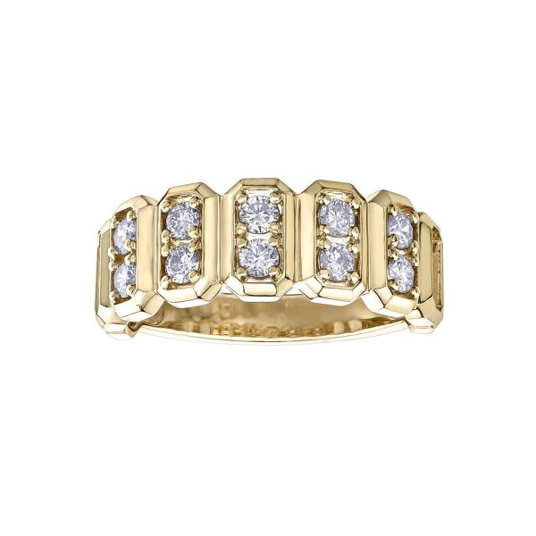 Diamond Ladies Ring in 10kt Yellow Gold R50K98/50-10
