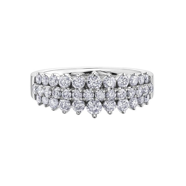 Diamond Ladies Ring in 10kt White Gold R52E93WG/100-10