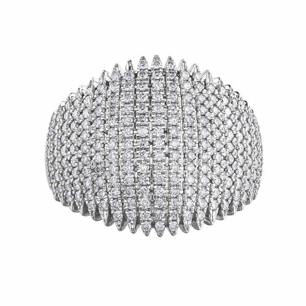 Diamond Ladies Ring in 10kt White Gold R52F35WG/100-10