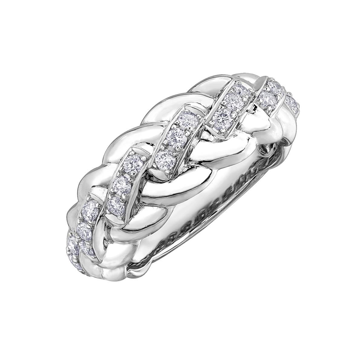 Diamond Ladies Ring in 10kt White Gold R52F36WG/50-10 2