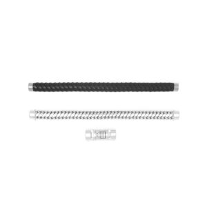 Buddha to Buddha Ben Customized Set Silver & Black Leather 008 BL 4