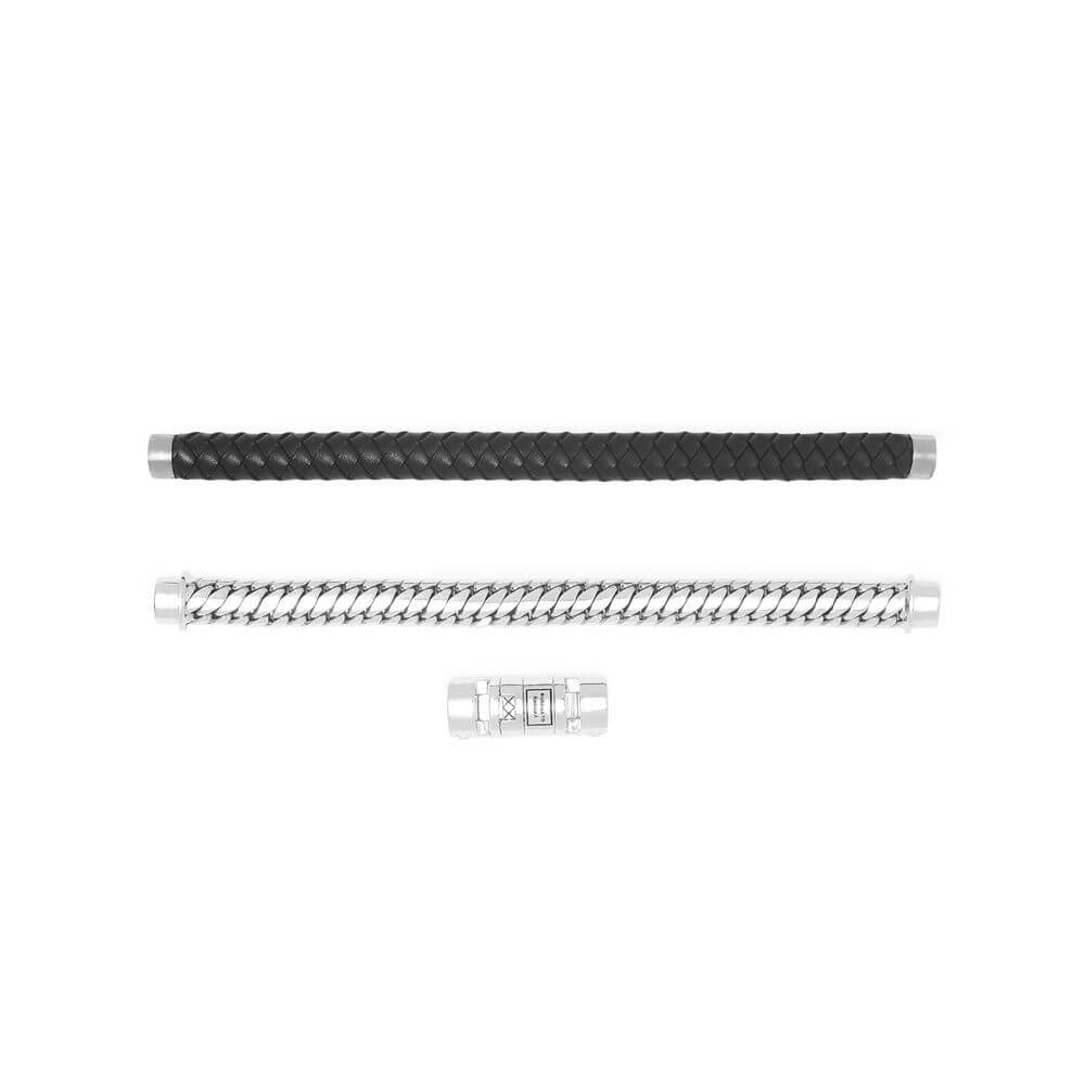 Buddha to Buddha Ben Customized Set Silver & Black Leather 008 BL 4