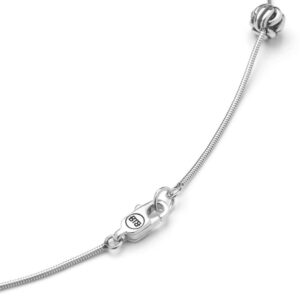 Buddha to Buddha Refined Katja 50 cm Silver Necklace 012 3