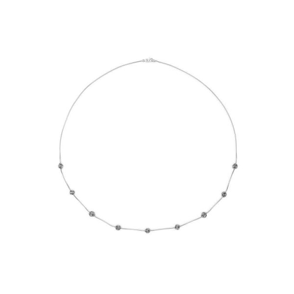 Buddha to Buddha Refined Katja 50 cm Silver Necklace 012