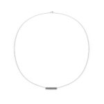 Refined Chain Silver Necklace 015