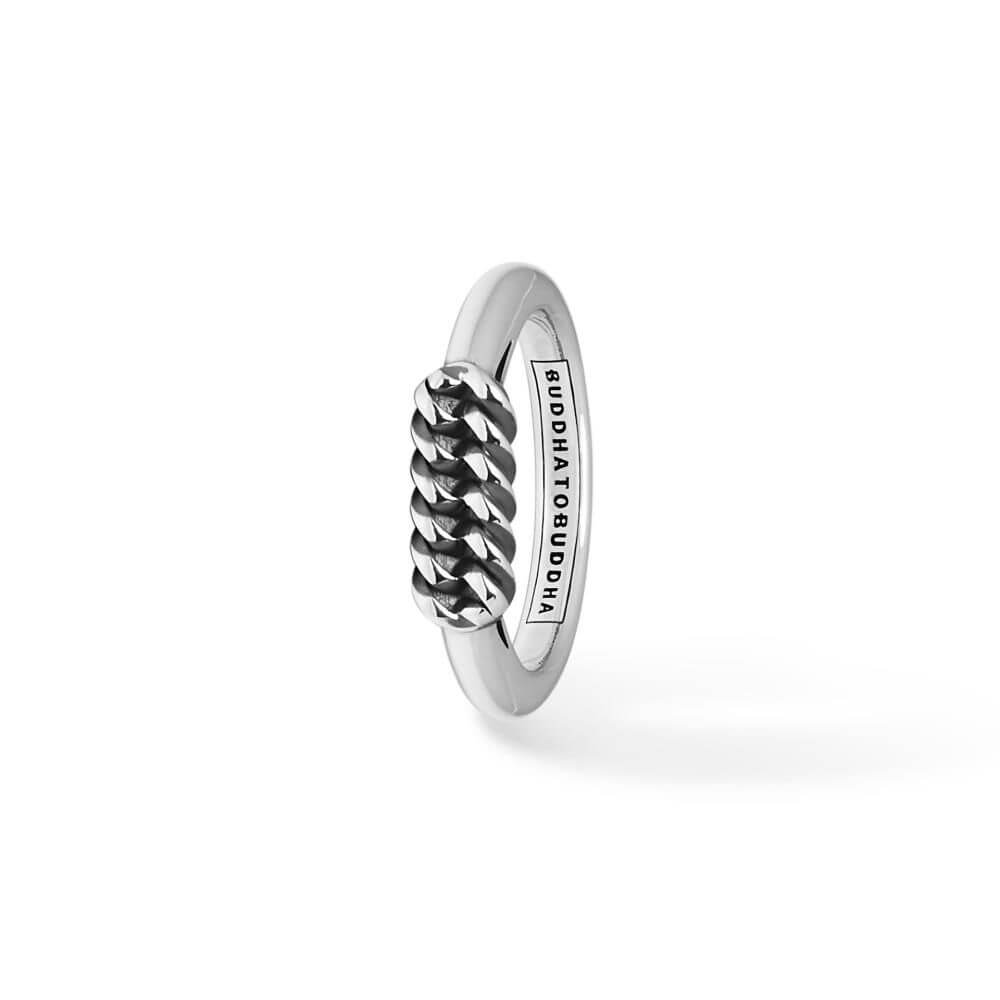 Buddha to Buddha Refined Chain Silver Ring 016 2