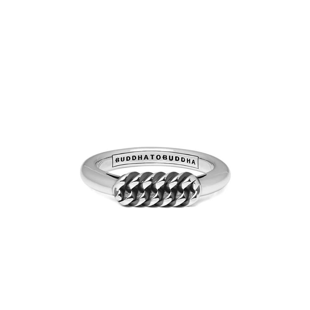 Buddha to Buddha Refined Chain Silver Ring 016