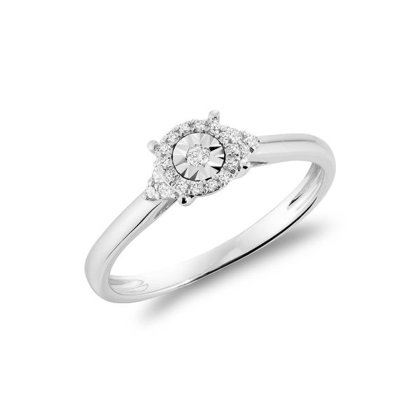 RNB Jewellery Illusion Setting Diamond Ring 02-0410645
