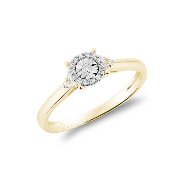 RNB Jewellery Illusion Setting Diamond Ring 02-0410645Y