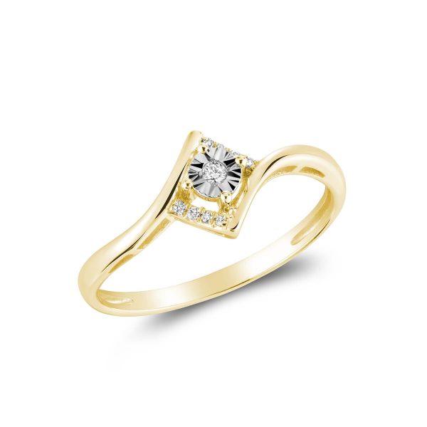RNB Jewellery Illusion Setting Diamond Ring 2-0410DIY