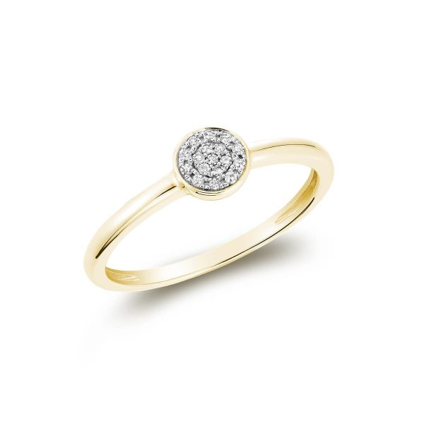 Round Pave Diamond Ring 02-0410DOTY
